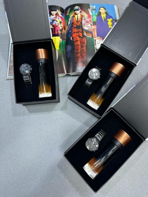 Armani Watch and Perfume Gift Set