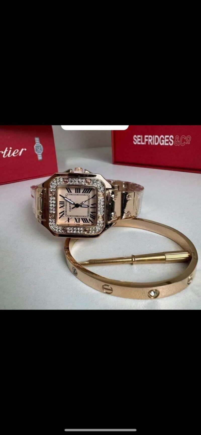 Cartier Watch & Bangle Gift