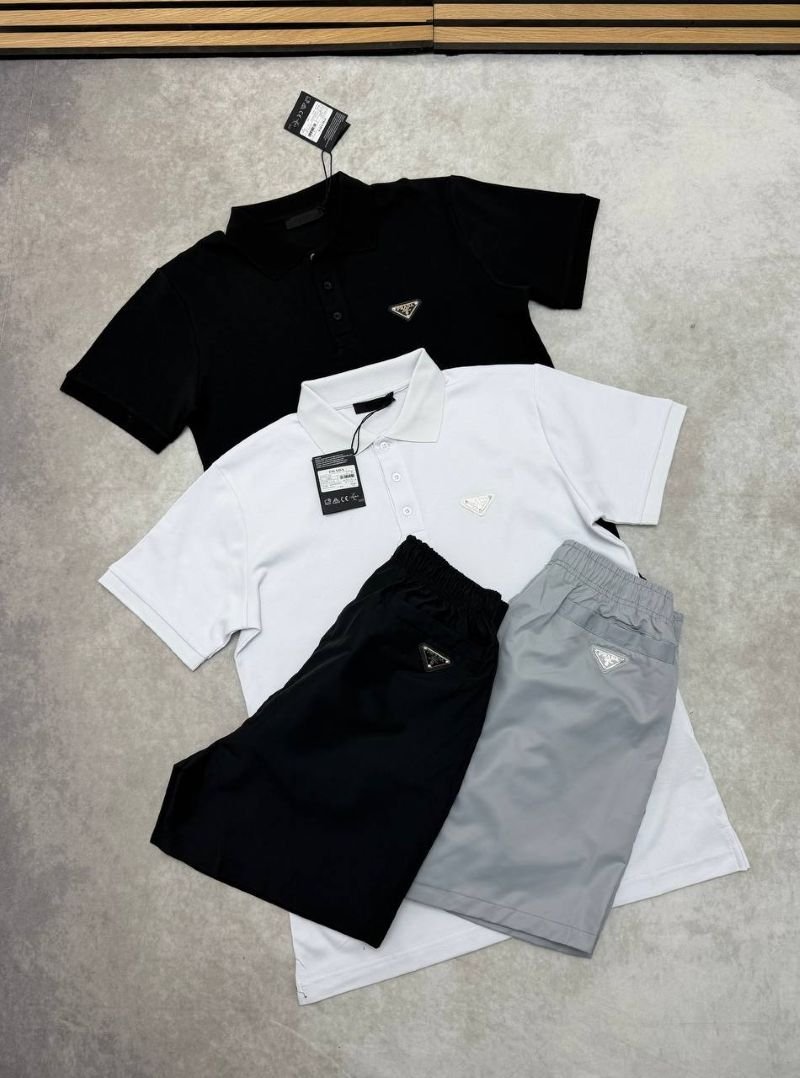 Prada Polo Swim Short Set - Image 6