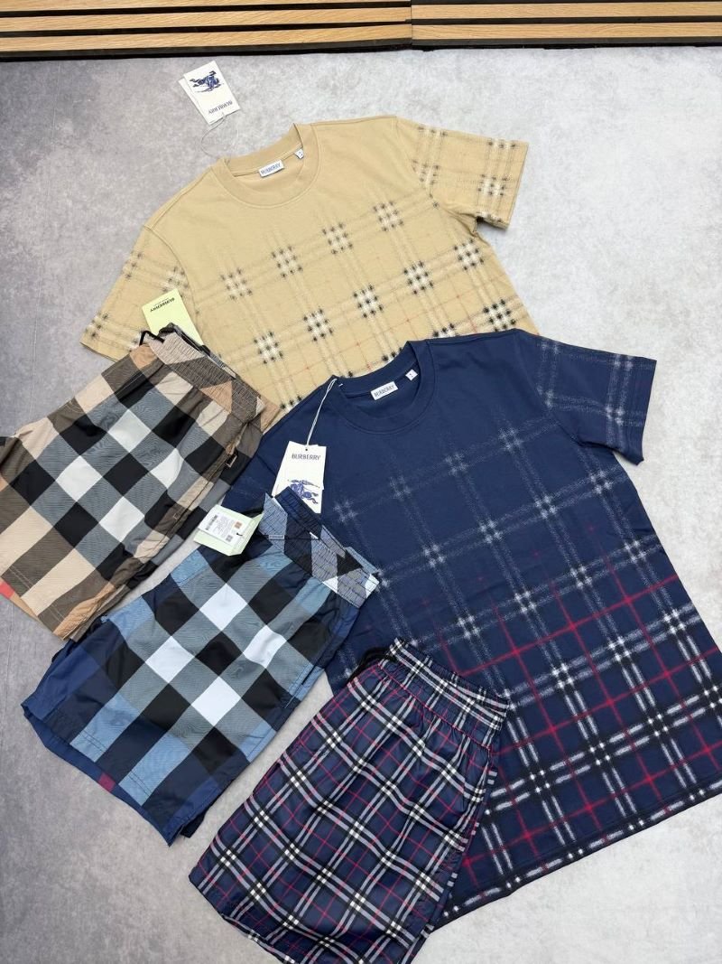 SUPER CLONE BURBERRY SHORT SET