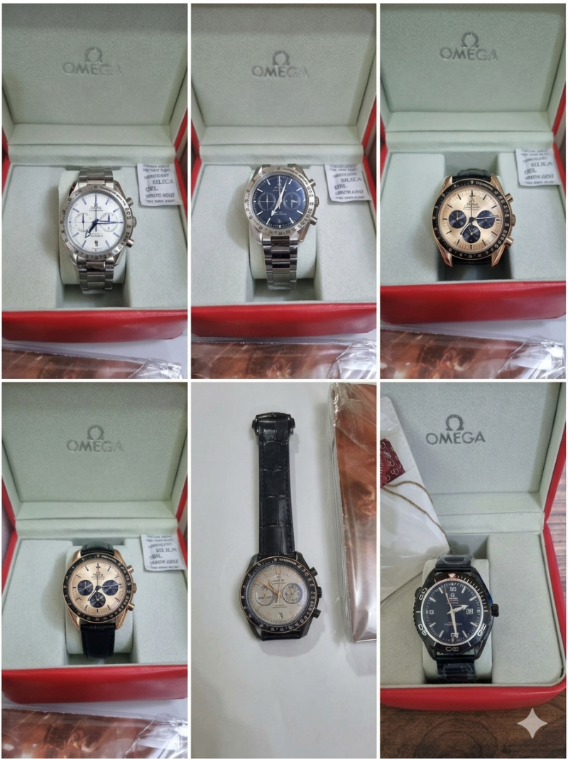 AAA QUALITY OMEGA MEN'S WATCHES WITH BOX