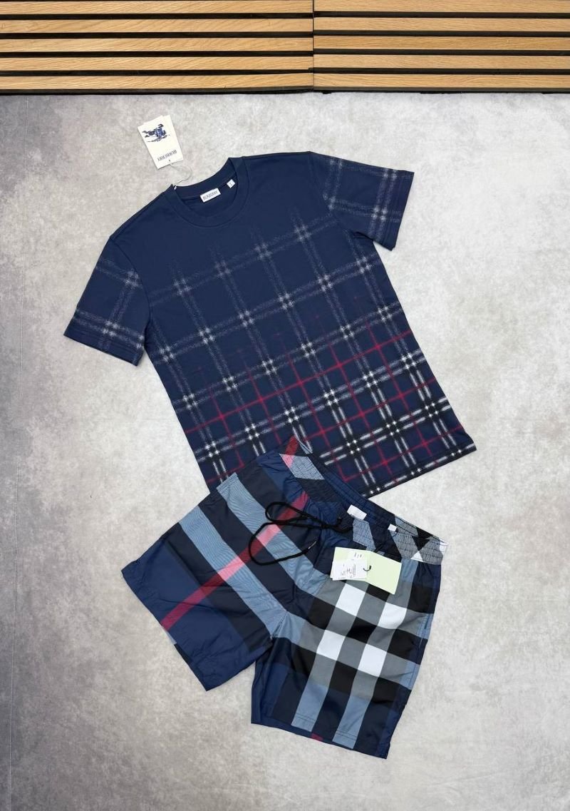 SUPER CLONE BURBERRY SHORT SET - Image 4