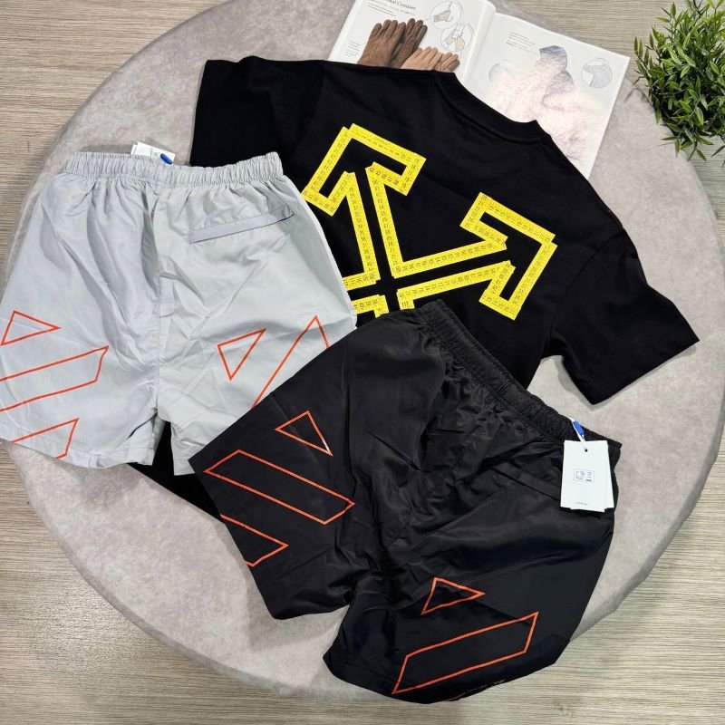 SUPER CLONE OFFWHITE SHORTS & T SHIRT SET