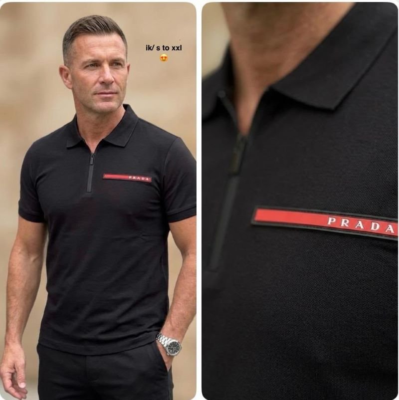Moncler, Prada, Dior& Louis Vuitton Polo T-Shirts - Image 4
