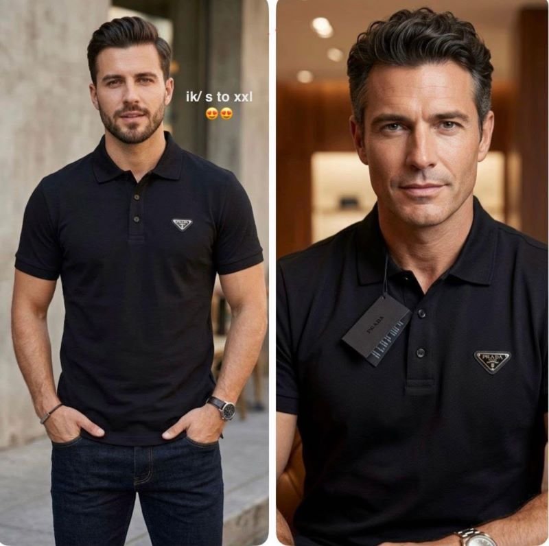 Moncler, Prada, Dior& Louis Vuitton Polo T-Shirts - Image 5