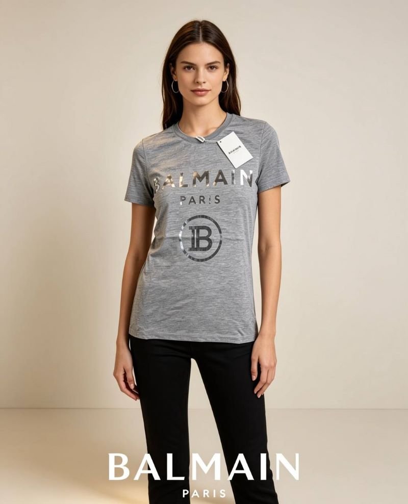 NEW STOCK BALMAIN LADIES T-SHIRT (IMPORTED QUALITY) - Image 6