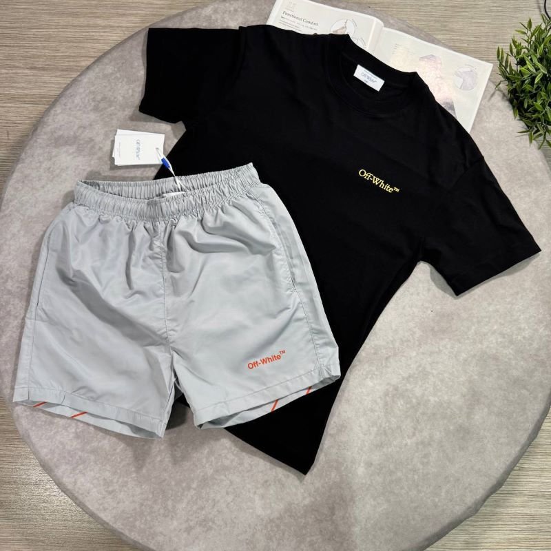 SUPER CLONE OFFWHITE SHORTS & T SHIRT SET - Image 7