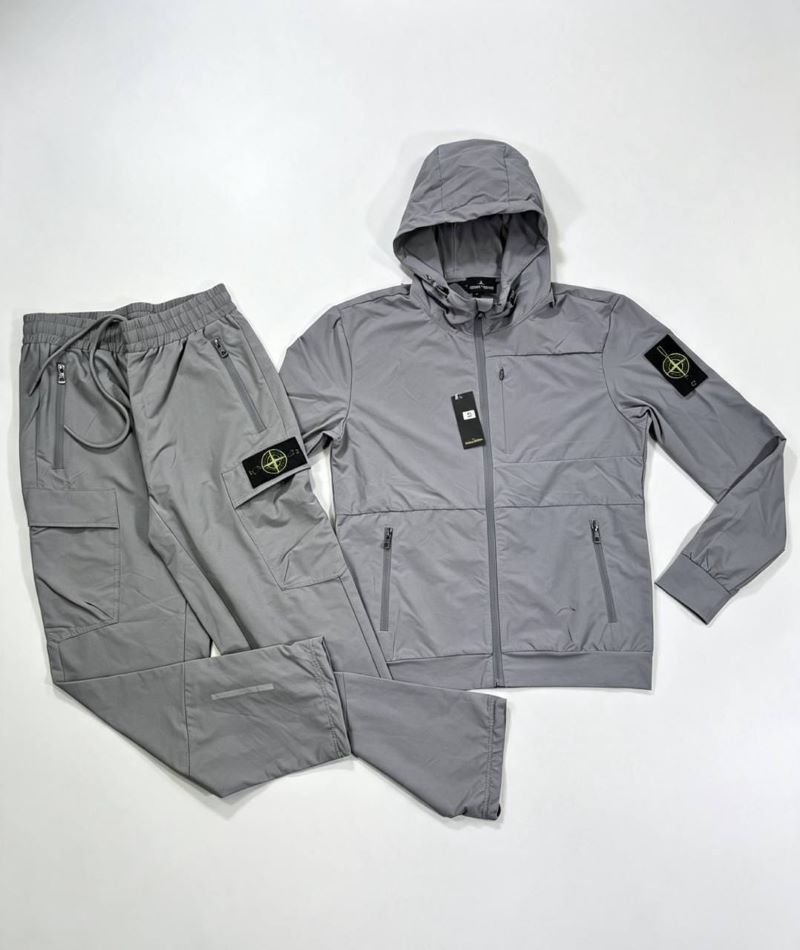 Stone Island Style Windbreaker Tracksuit Set