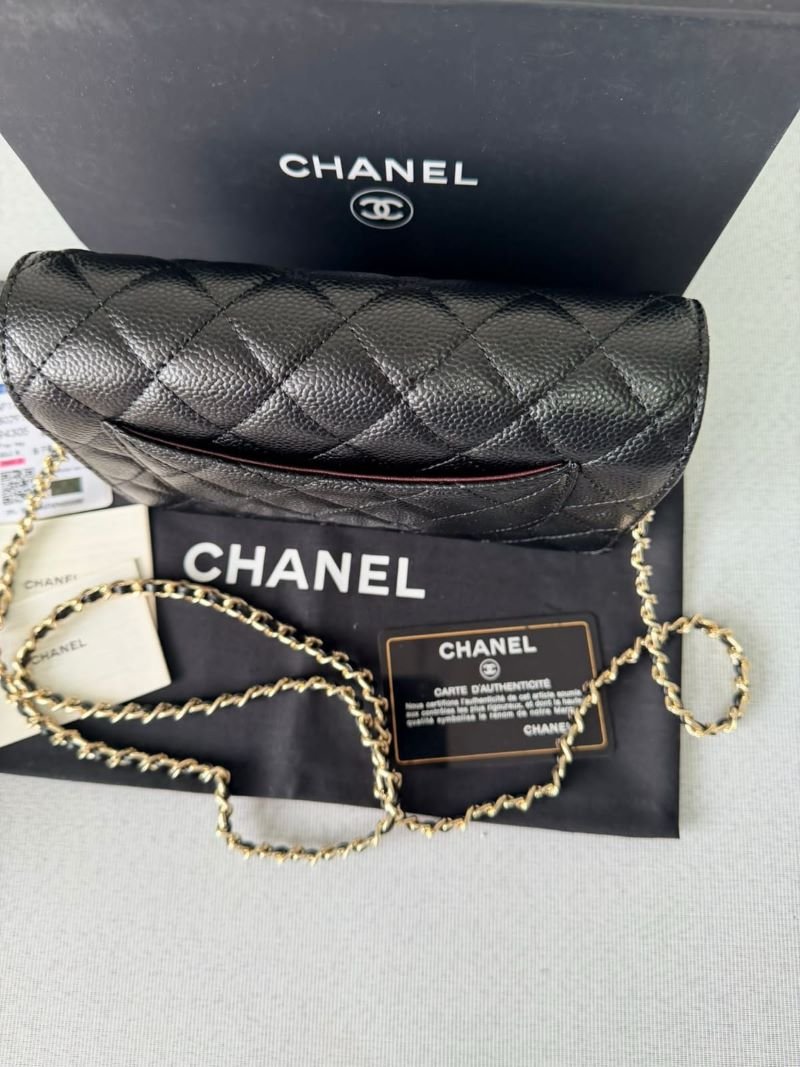 SUPER CLONE LEATHER CHANEL CROSS BODY BAG - Image 4