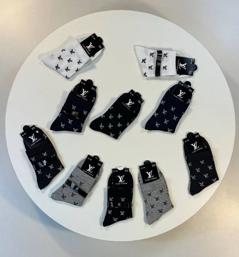 Luxury Designer Socks Collections (Versace, Louis Vuitton, and Gucci) - Image 4