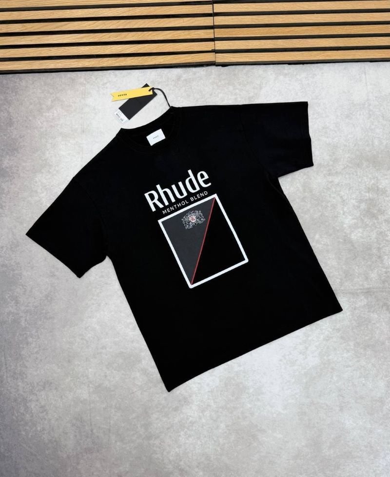SUPER CLONE Rhude Menthol Blend Graphic T-Shirts - Image 4