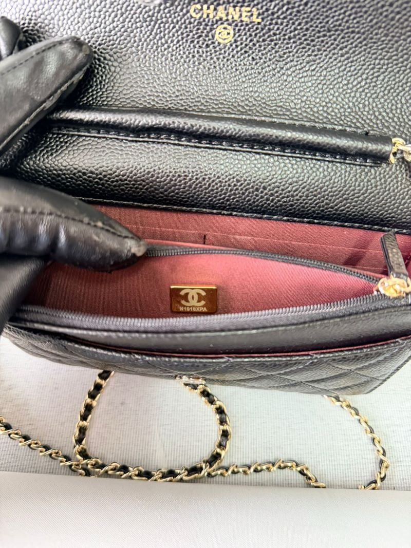 SUPER CLONE LEATHER CHANEL CROSS BODY BAG - Image 5