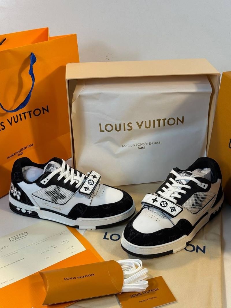 Louis Vuitton Trainer Sneakers (Comes with full box) - Image 4