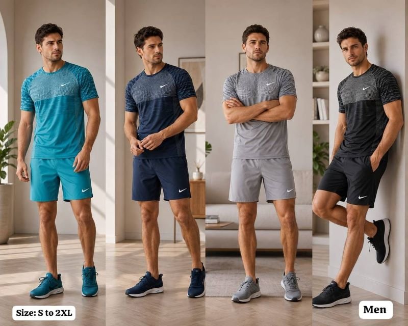 NIKE Men's Shorts & T-Shirt Nylon Polyester