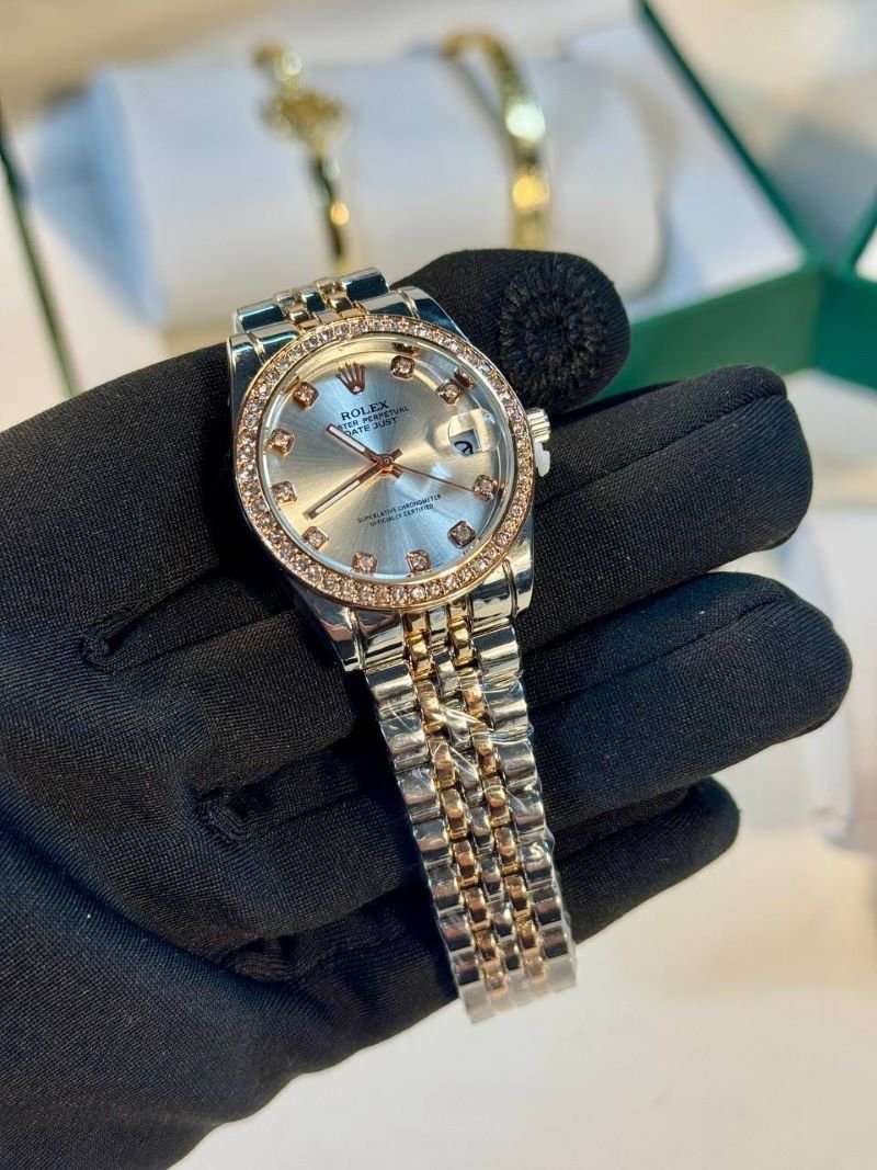 ROLEX WATCHES FOR LADIES WITH BANGLE AND BRACELET - Image 7
