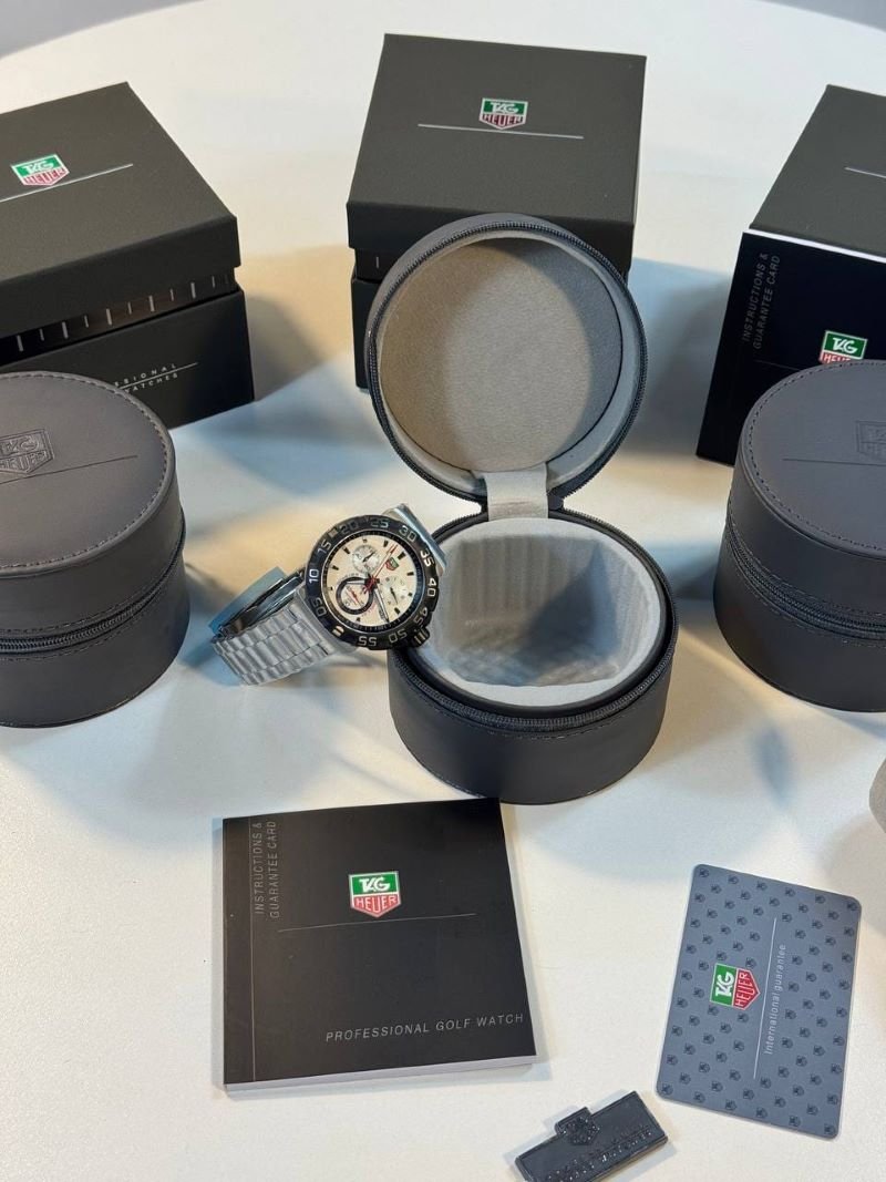 MENS TAG HEUER WATCHES COMES WITH BOX AND PAPERWORK - Image 8