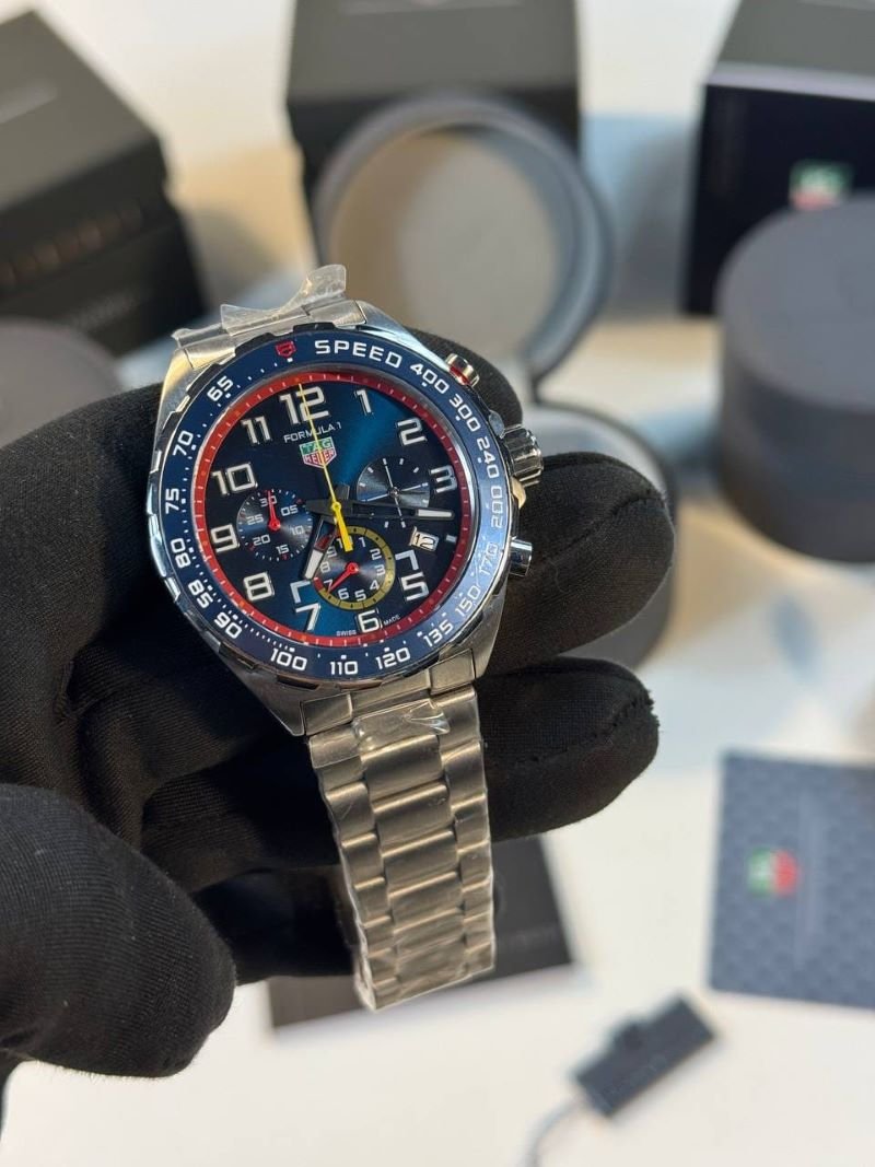 MENS TAG HEUER WATCHES COMES WITH BOX AND PAPERWORK - Image 9