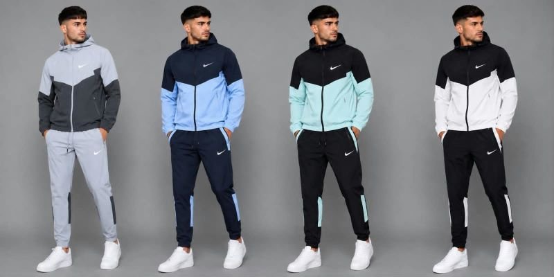 Nike Chevron Colourblock Tracksuit Set