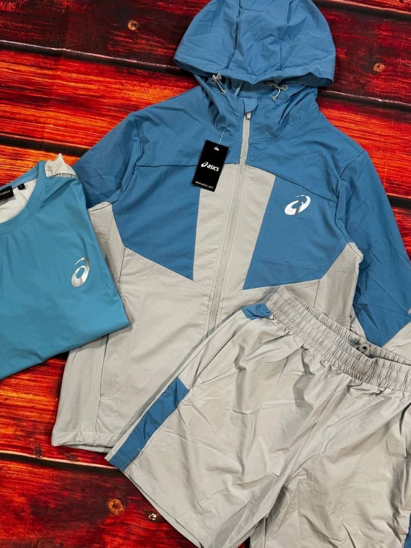 ASICS Men's Lightweight Colorblock Tracksuit Set - Image 2