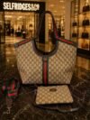 Gucci GG Supreme Ophidia Tote Bag 2-Piece Set