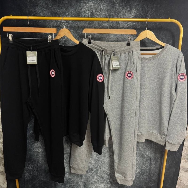 Canada Goose Fleece Crewneck & Jogger Tracksuit Set
