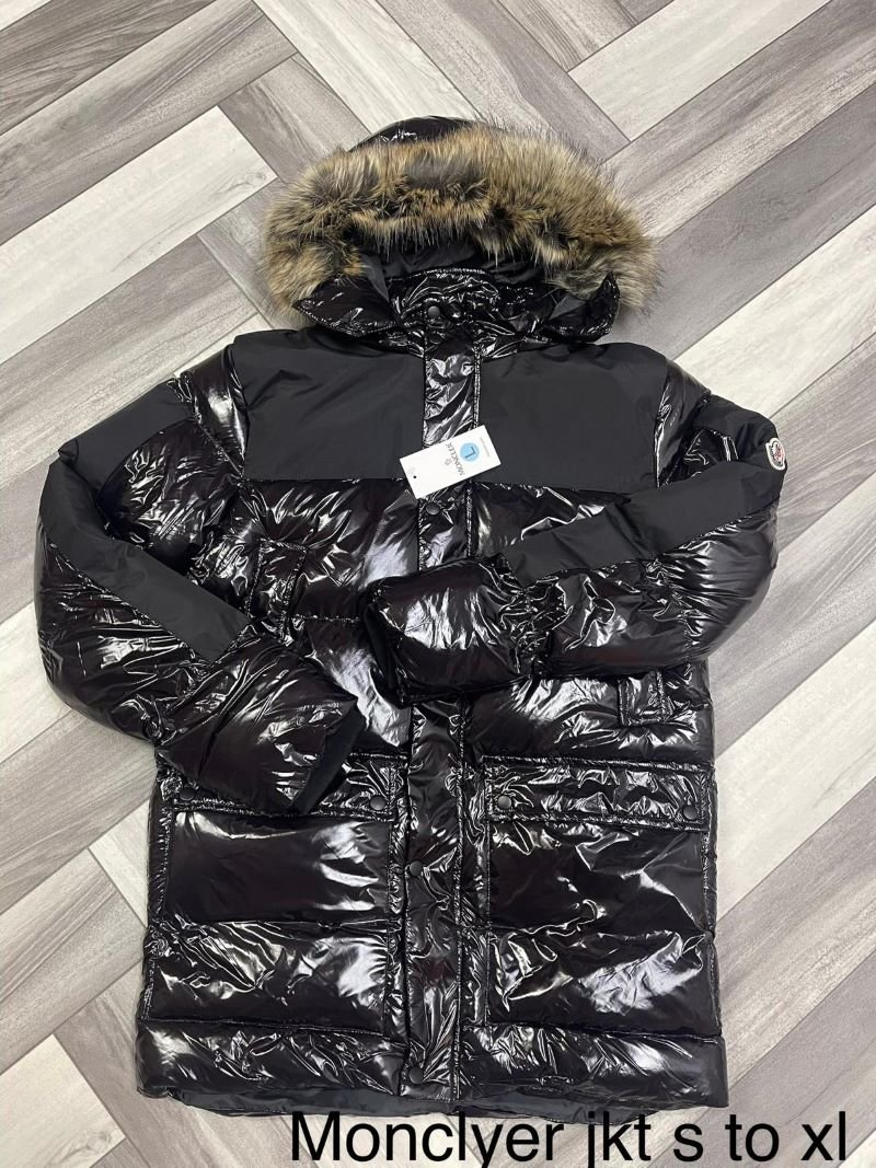 Moncler Shiny Down Puffer Parka Jacket