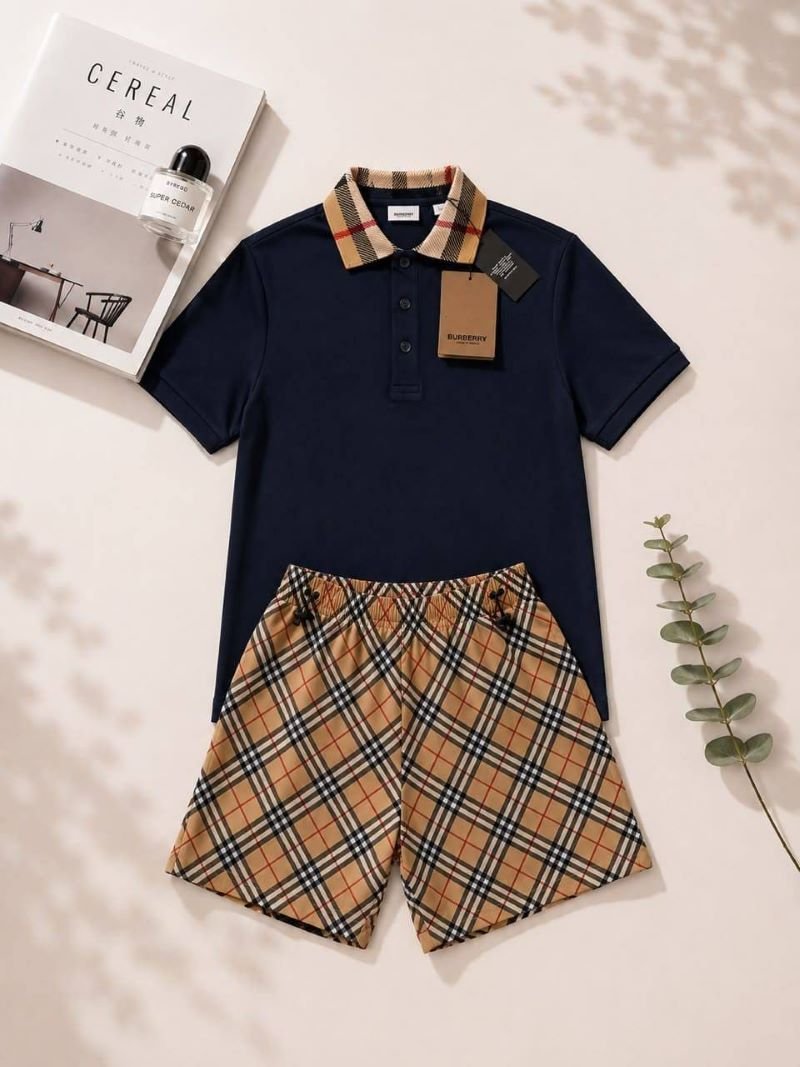 Burberry Vintage Check Polo & Shorts Two-Piece Set - Image 11
