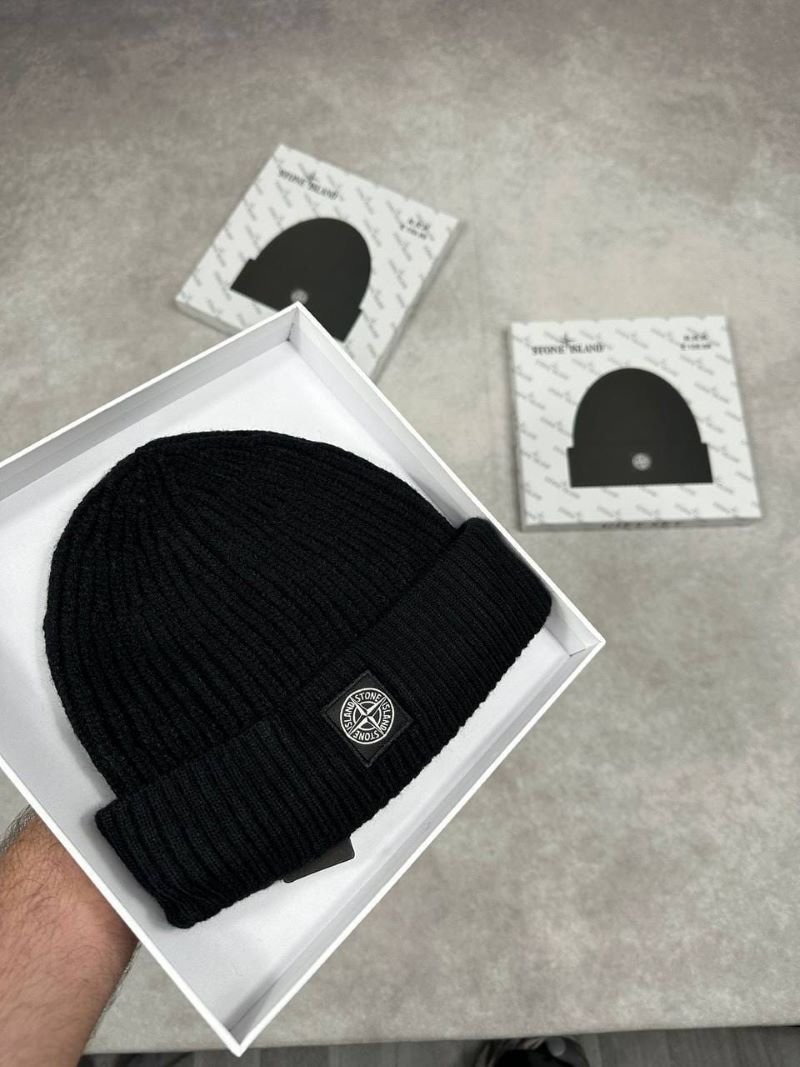 Luxury Designer Prada, Stone Island & Moncler Ribbed Knit Beanie Gift Box Collection - Image 3