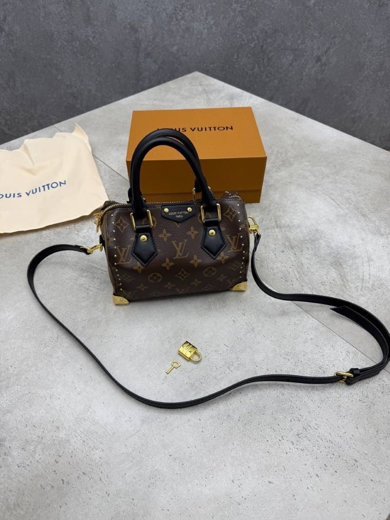Louis Vuitton Monogram Speedy Trunk Nano Crossbody Bag - Image 2
