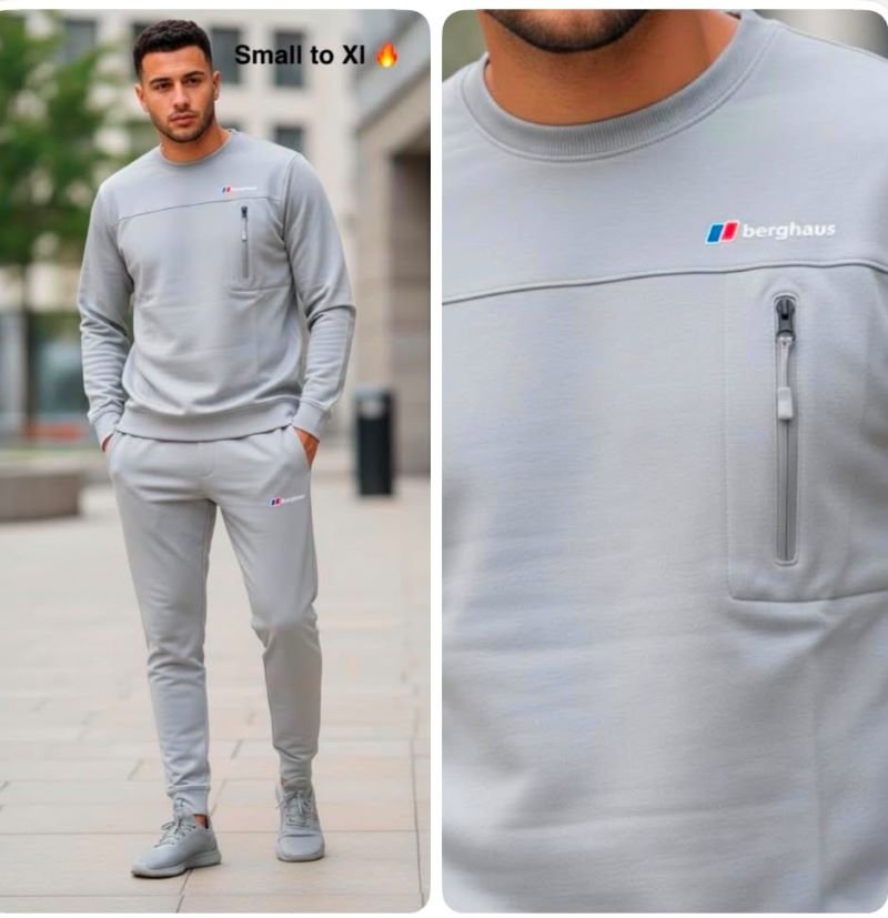 Men's Under Armour Windbreaker Tracksuit Set & Berghaus Men's Crewneck Fleece Tracksuit Set - Image 3