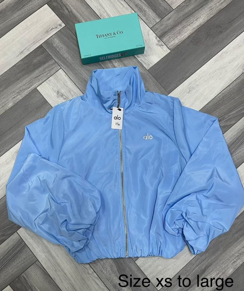 Alo Yoga Lightweight Full-Zip Bomber Jacket - Image 4