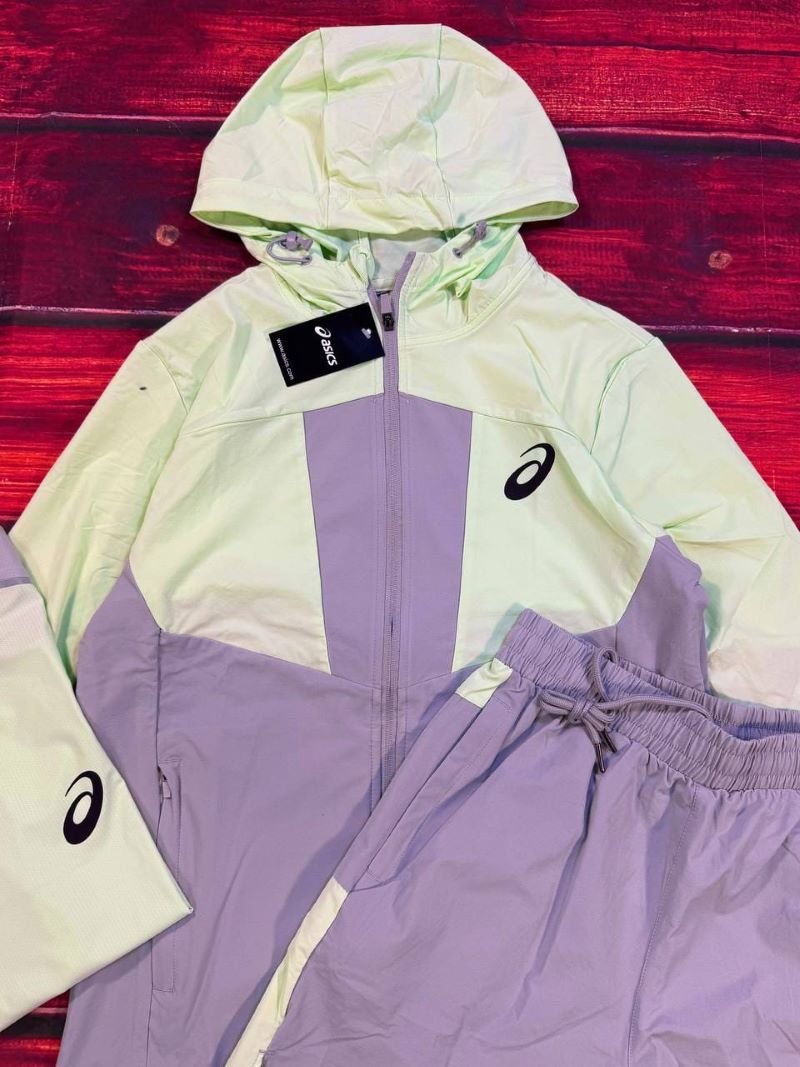ASICS Men's Lightweight Colorblock Tracksuit Set - Image 4