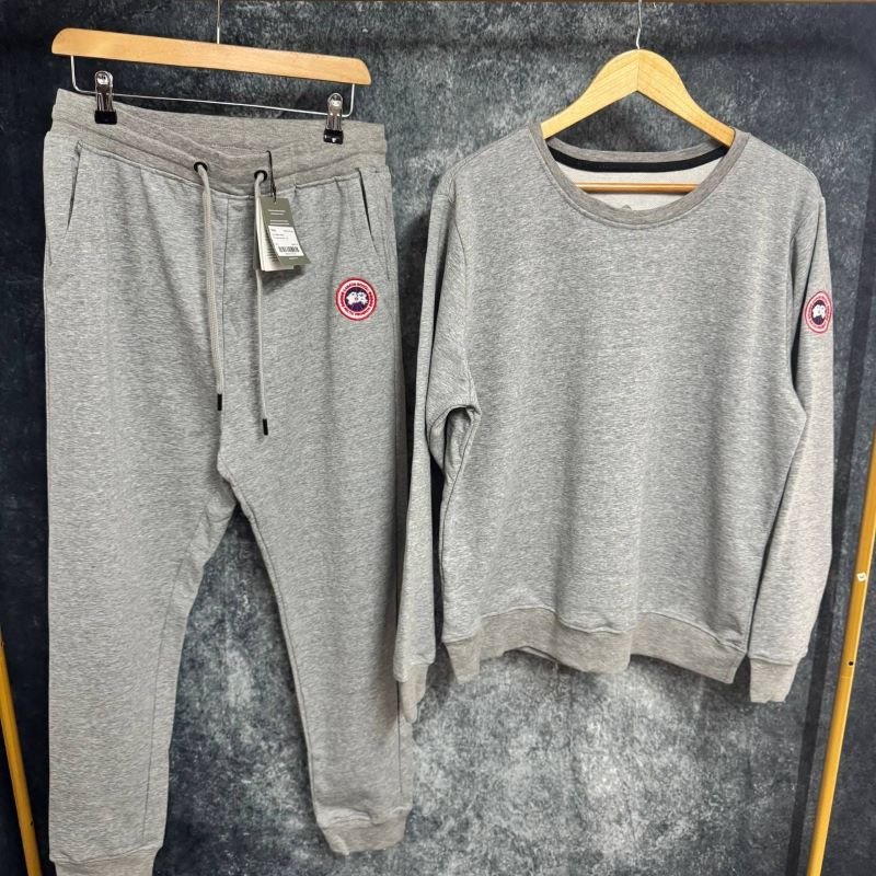 Canada Goose Fleece Crewneck & Jogger Tracksuit Set - Image 3