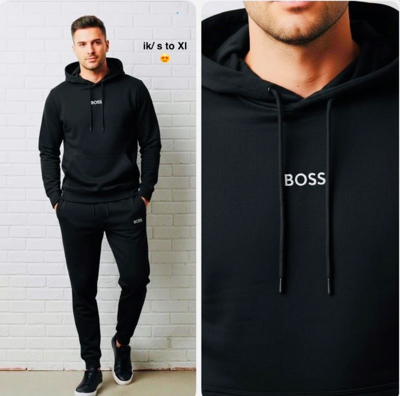 BOSS Men's Fleece Hoodie Tracksuit Set - Image 4