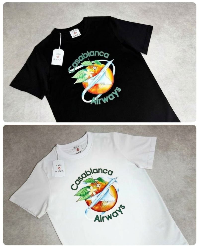 Casablanca Airways Printed Graphic T-Shirt