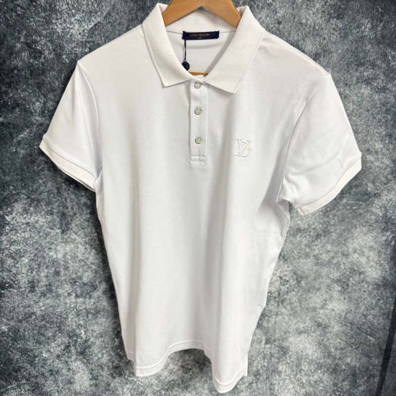 Men's Louis Vuitton LV Embroidered Polo Shirt - Image 4