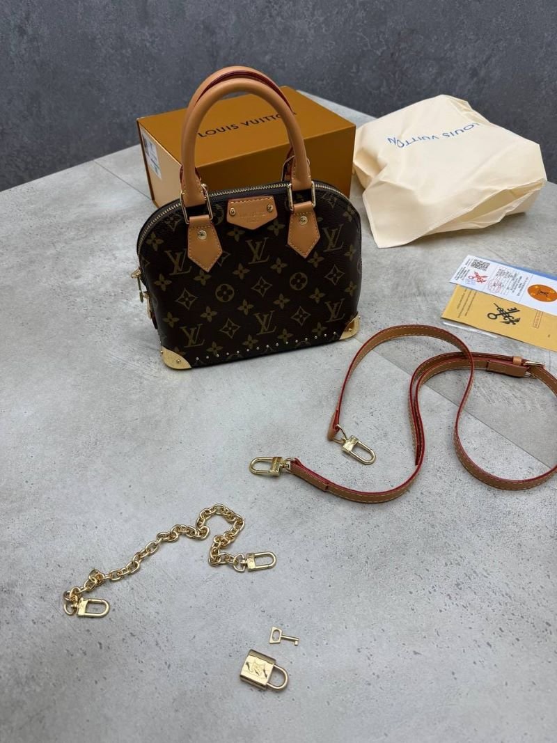 Louis Vuitton Studded Alma BB Handbag Collection - Image 4