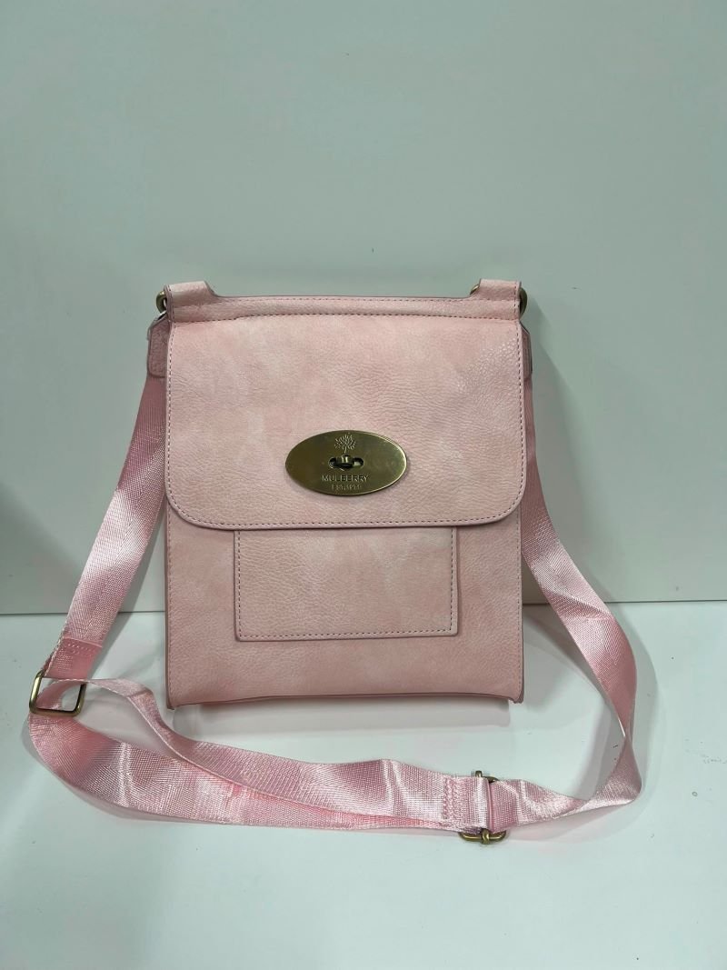 Mulberry Postman's Lock Messenger Bag / Dior Straw & Leather Mini Top-Handle Flap Bag /Prada Woven Straw & Leather Top-Handle Box Bag - Image 5