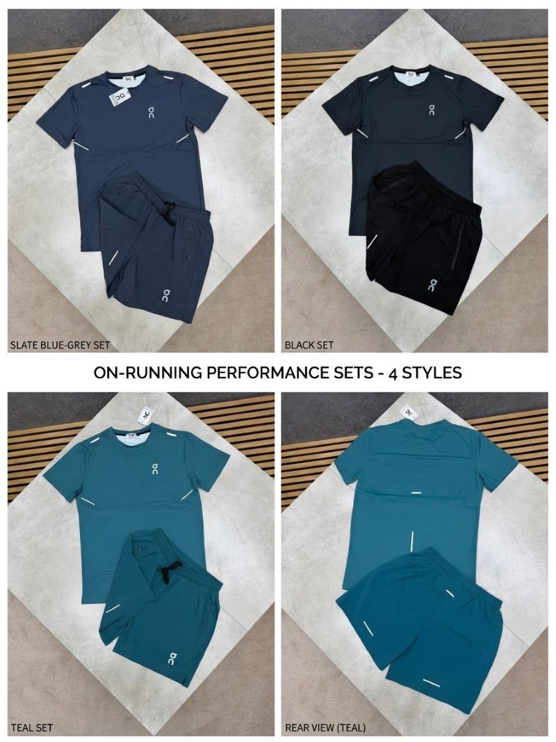 On Cloud / QC-Running Performance T-Shirt & Shorts Set