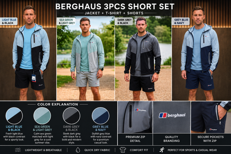 Berghaus 3Pcs Short Set
