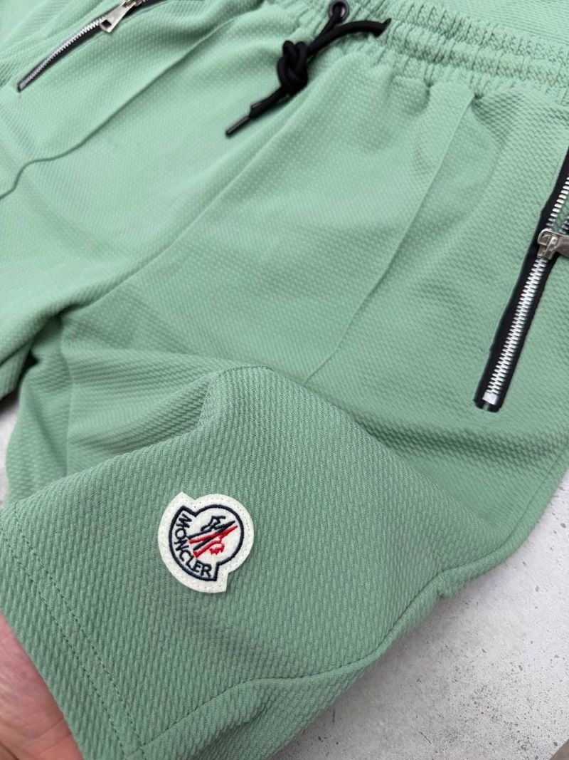 Men's Moncler Quarter-Zip Polo & Shorts Set - Image 7
