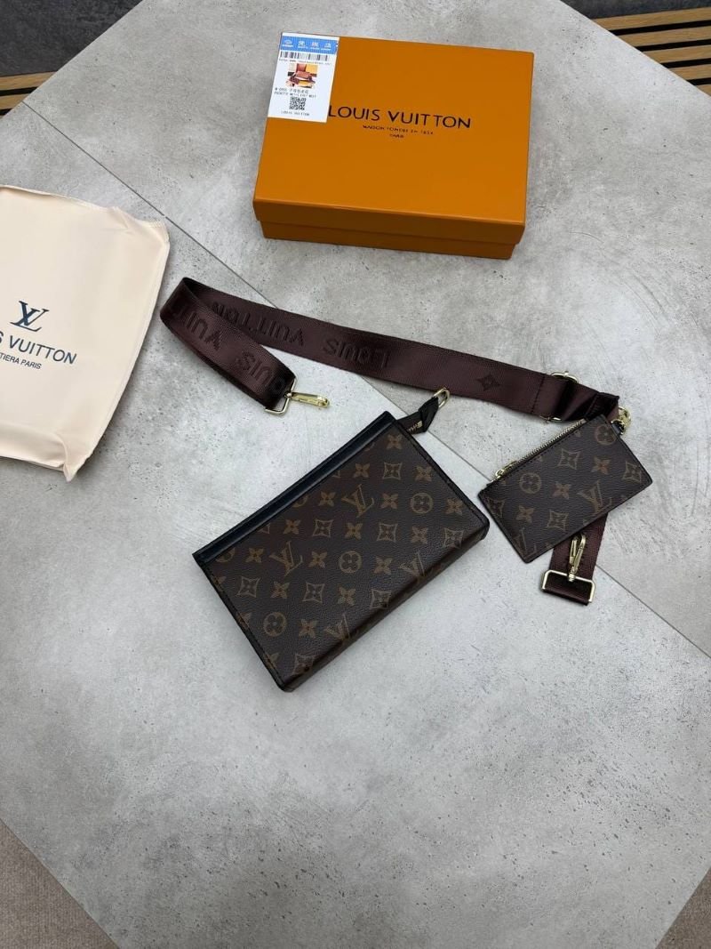 The Louis Vuitton Monogram 2-in-1 Crossbody Messenger Bag - Image 6