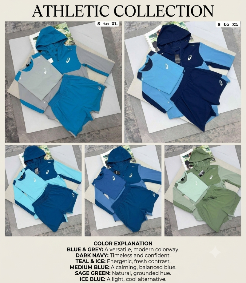 ASICS 3-Piece Activewear Set