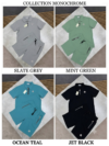 Men's Moncler Quarter-Zip Polo & Shorts Set