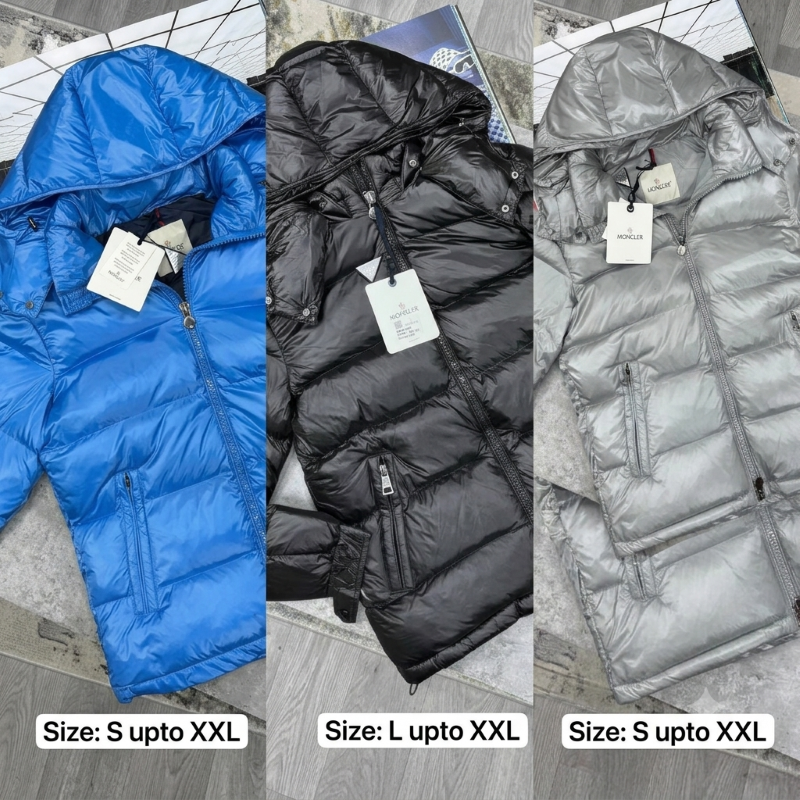 Moncler Shiny Puffer Jacket Collection