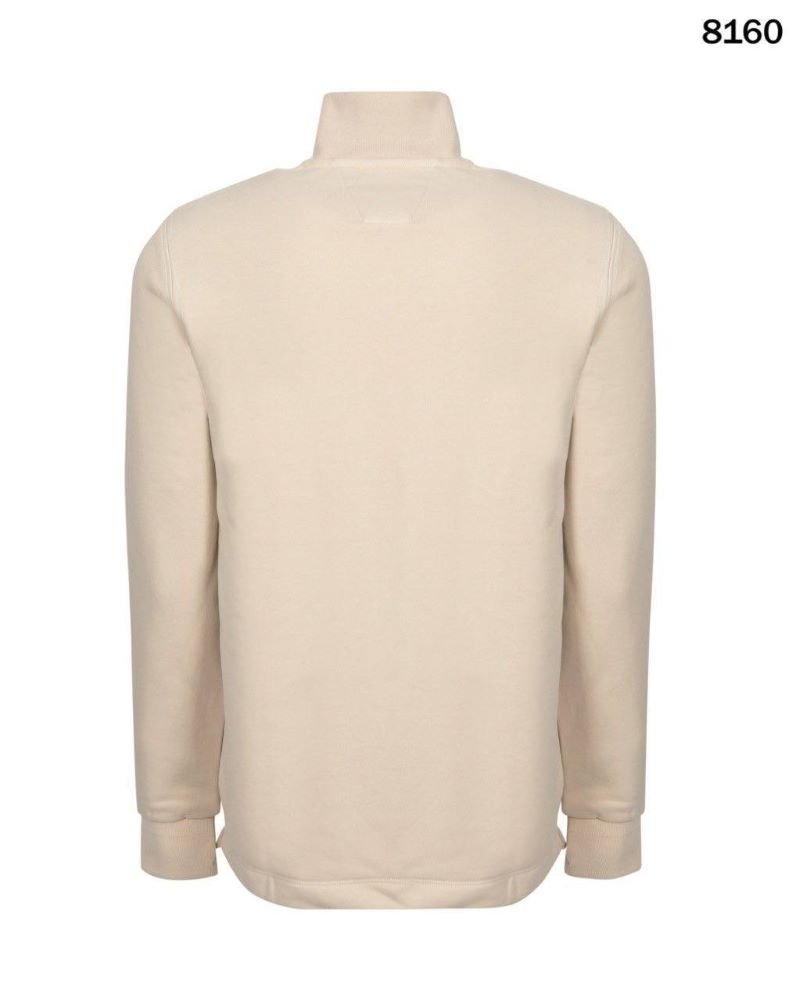 C.P. Company Style Men's Quarter-Zip Fleece Sweatshirt - Image 7