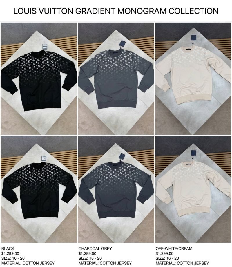 Louis Vuitton Gradient Monogram Crewneck Sweatshirt