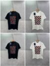 Louis Vuitton Inspired Multicolor Monogram Patchwork T-Shirt