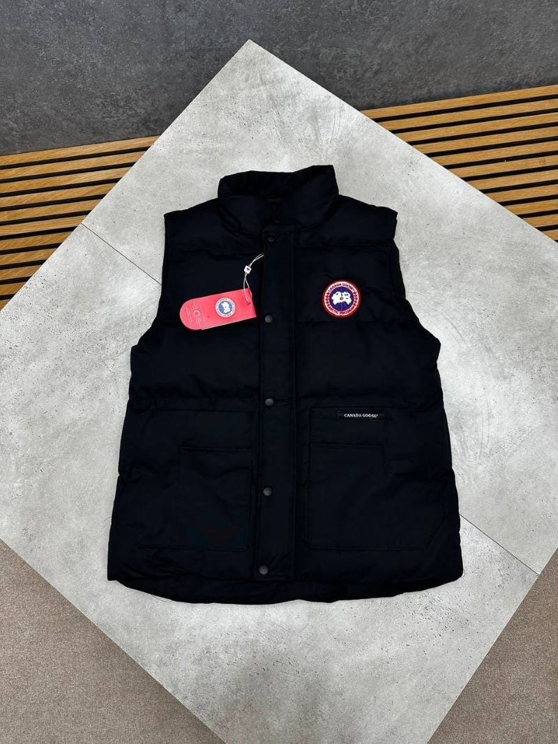 Men's Canada Goose Arctic Program Puffer Vest - Black Designer Outerwear