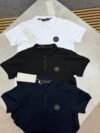 Men's Canada Goose Arctic Program Logo Badge Short-Sleeve Polo Shirt - Designer Casual Top